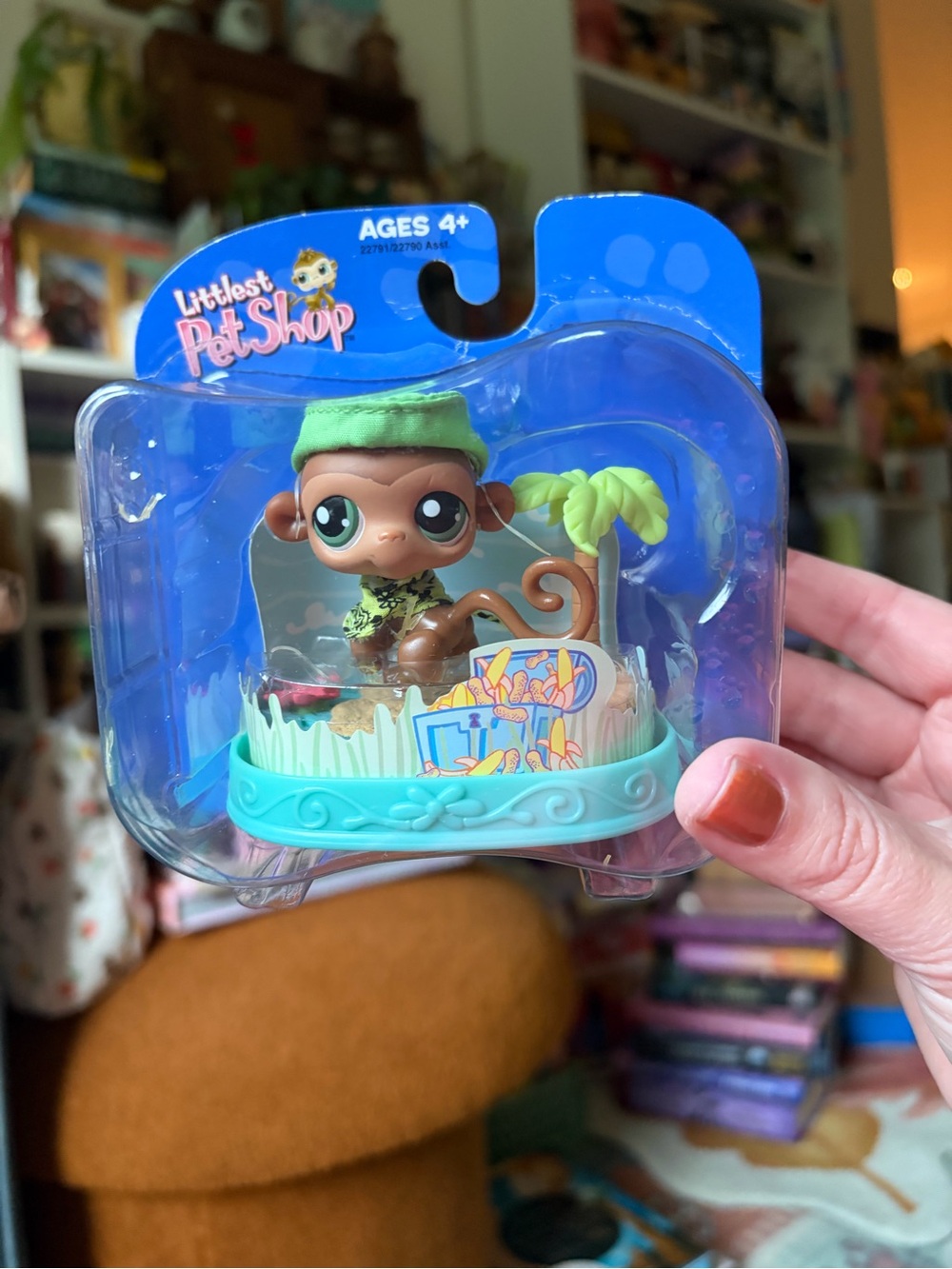 Littlest Pet Shop Sailor Monkey on Island, 2005 Target Exclusive NIB